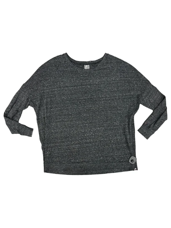 Practical Men's Water-Resistant HoodiesGrey Athletic Sweatshirt Collar Calia, Size 1x
