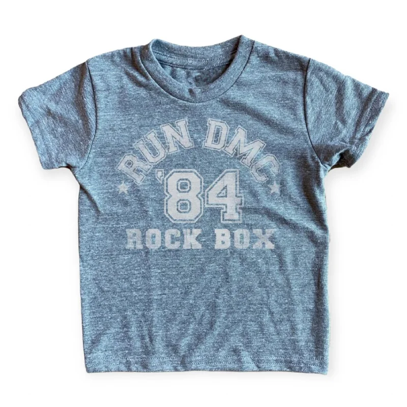 Casual Men's T-ShirtsBoy's Run Dmc Organic Short Sleeve Tee 6-12M In Tri Grey