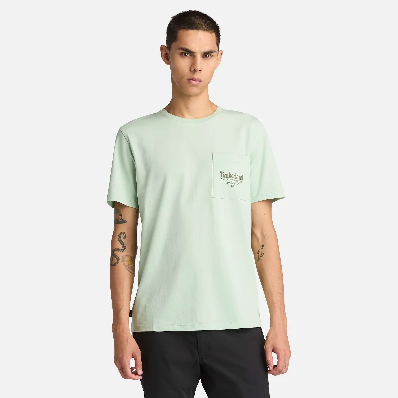 Stylish Men's HenleysMen's Graphic Pocket Short-Sleeve T-Shirt
