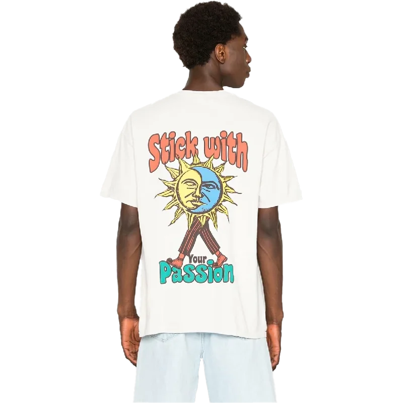 Men's Three-Quarter Sleeved TopsStick With Passion Tee
