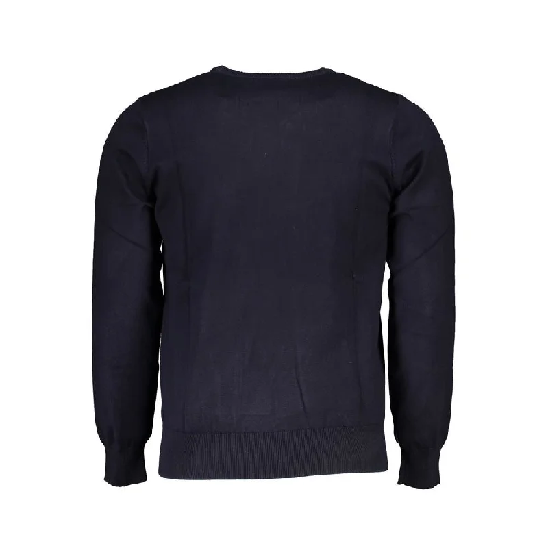 Athletic Men's Performance SweatersU.S. Grand Polo Blue Nylon Men's Sweater