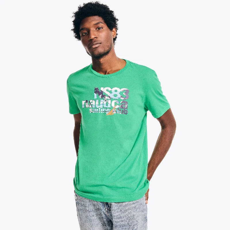 Men's Shirts with French CuffsNautica Mens Ns83 Sailing Graphic T-Shirt