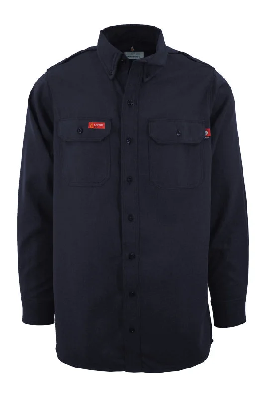 Men's Golf Shirts for On-Course StyleFR DH Uniform Shirt | made with 6.5oz. Westex® DH | Navy Men's Golf Shirts for On-Course StyleFR DH Uniform Shirt | made with 6.5oz. Westex® DH | Navy