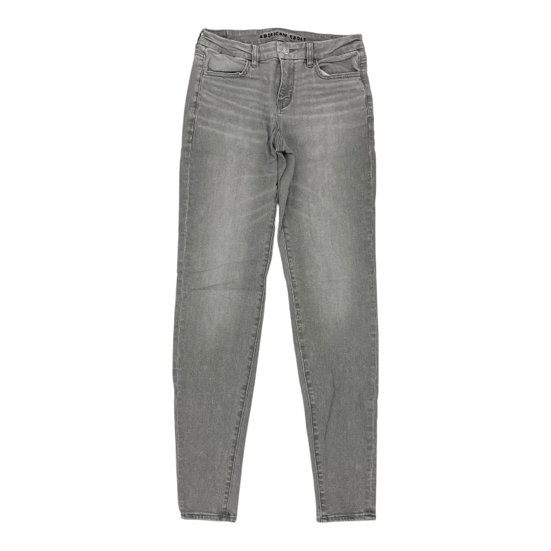 Baggy Cargo Men's JeansJeans Jeggings By American Eagle In Grey Denim, Size:6