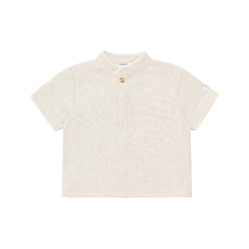 Versatile Men's Short-Sleeve ShirtsIntan Linen Shirt | Soft Sand