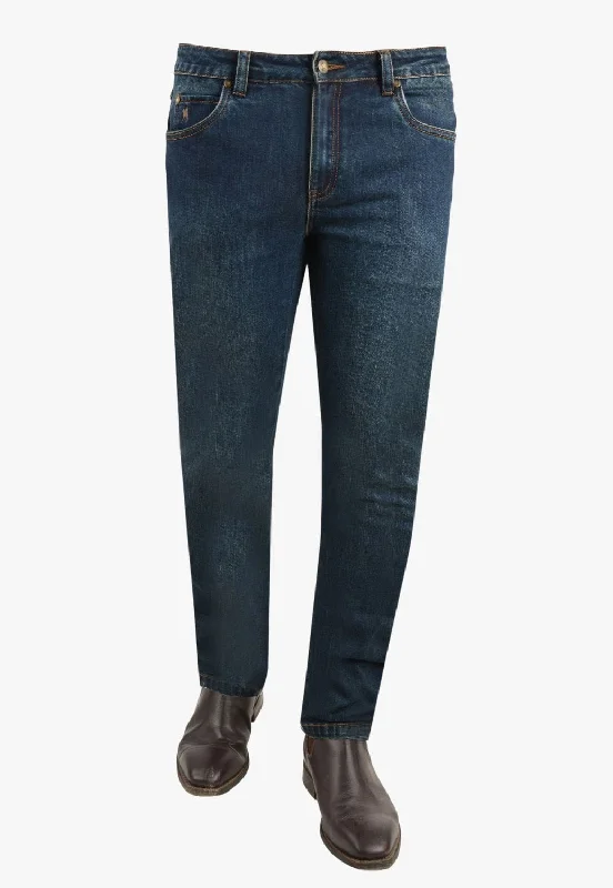 Men's Jeans with Fashionable RipsThomas Cook Mens Andrew Slim Fit Jean