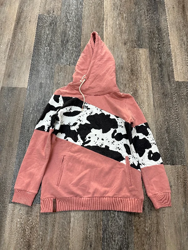 Men's Hoodies for Mild WeatherSweatshirt Hoodie By & In Pink, Size: Xl
