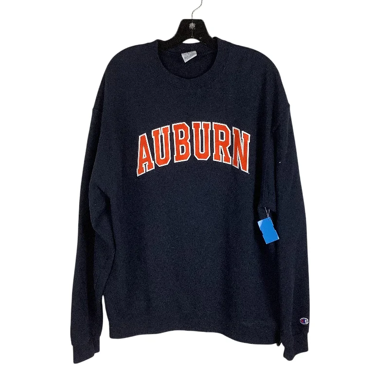 Men's Hoodies with Extra-Long SleevesSweatshirt Crewneck By Champion  Size: Xl