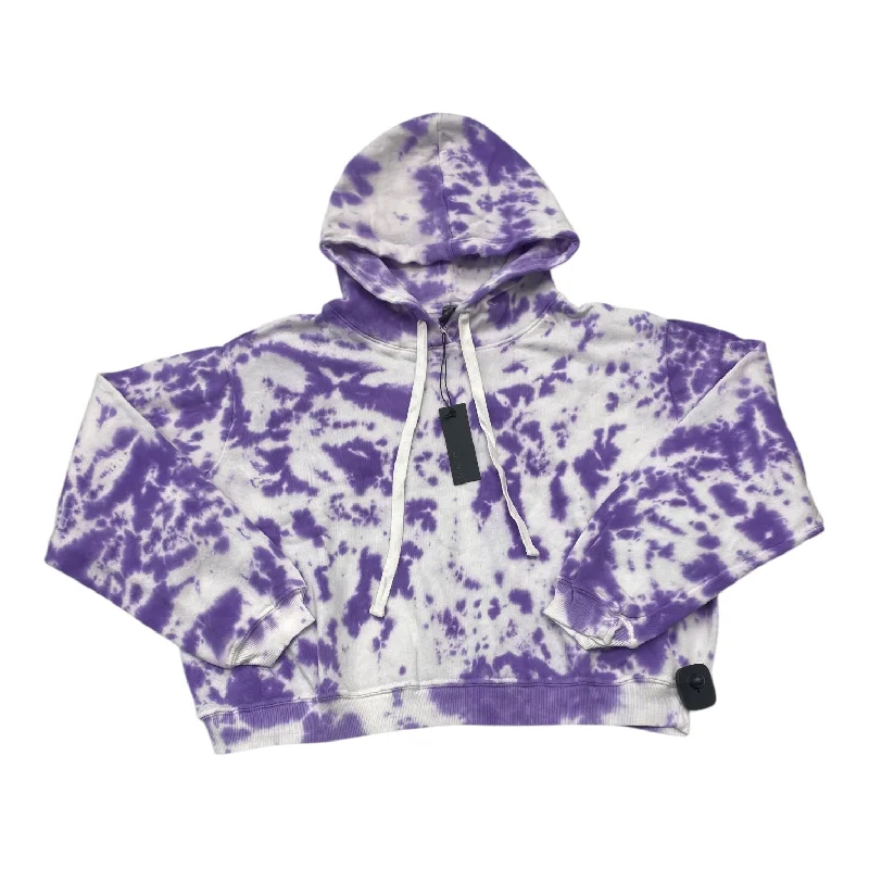 Men's Hoodies with ThumbholesSweatshirt Hoodie By Cmc In Tie Dye Print, Size:L