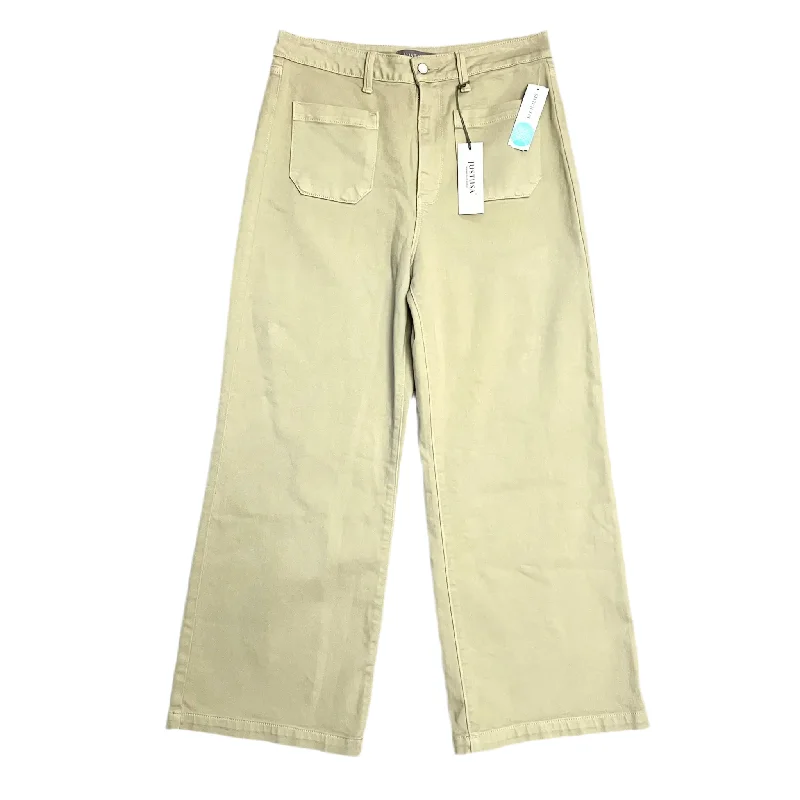 Premium Quality Men's Jeans for Every OccasionJeans Wide Leg By Justusa In Green, Size: 12 Premium Quality Men's Jeans for Every OccasionJeans Wide Leg By Justusa In Green, Size: 12