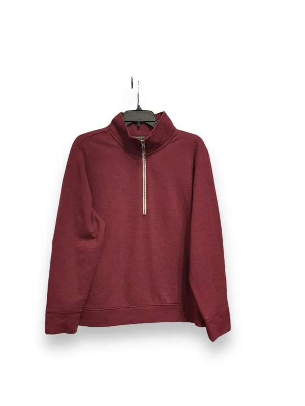 Men's Hoodies for Everyday WearSweatshirt Collar By Eddie Bauer In Red, Size: Xl