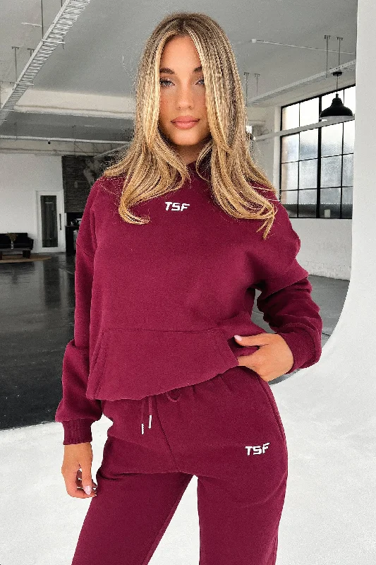 Men's Sweaters for Outdoor ActivitiesKaztek Hoodie - Maroon
