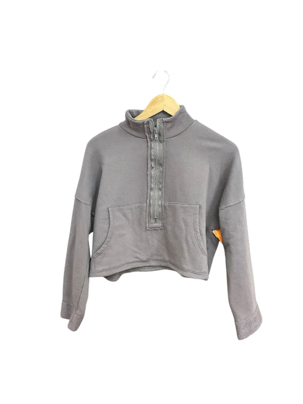 Men's Hoodies with Reinforced HemsSweatshirt Collar By Cmc In Grey, Size: S