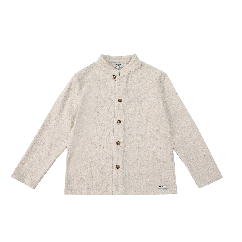 Men's Performance Fabric Shirts for All-Day ComfortJaims Shirt | Warm White Melange