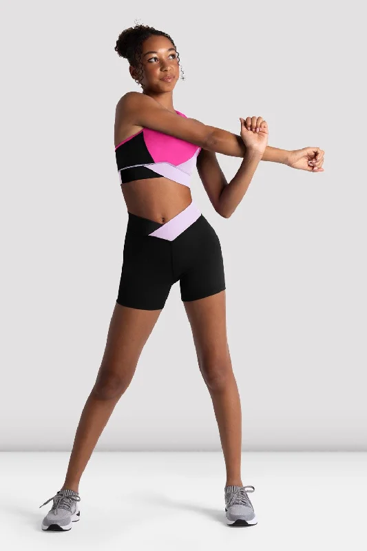 Breathable Men's Athletic ShortsGirls Freestyle Wrap Short