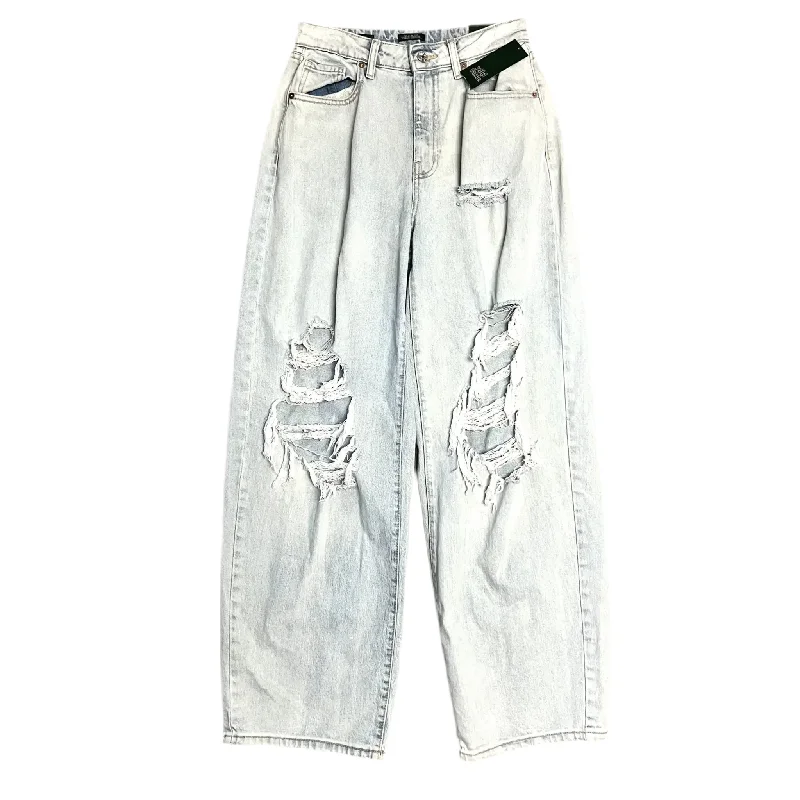 Stylish Men's JeansJeans Wide Leg By Wild Fable In Floral Print, Size: 2