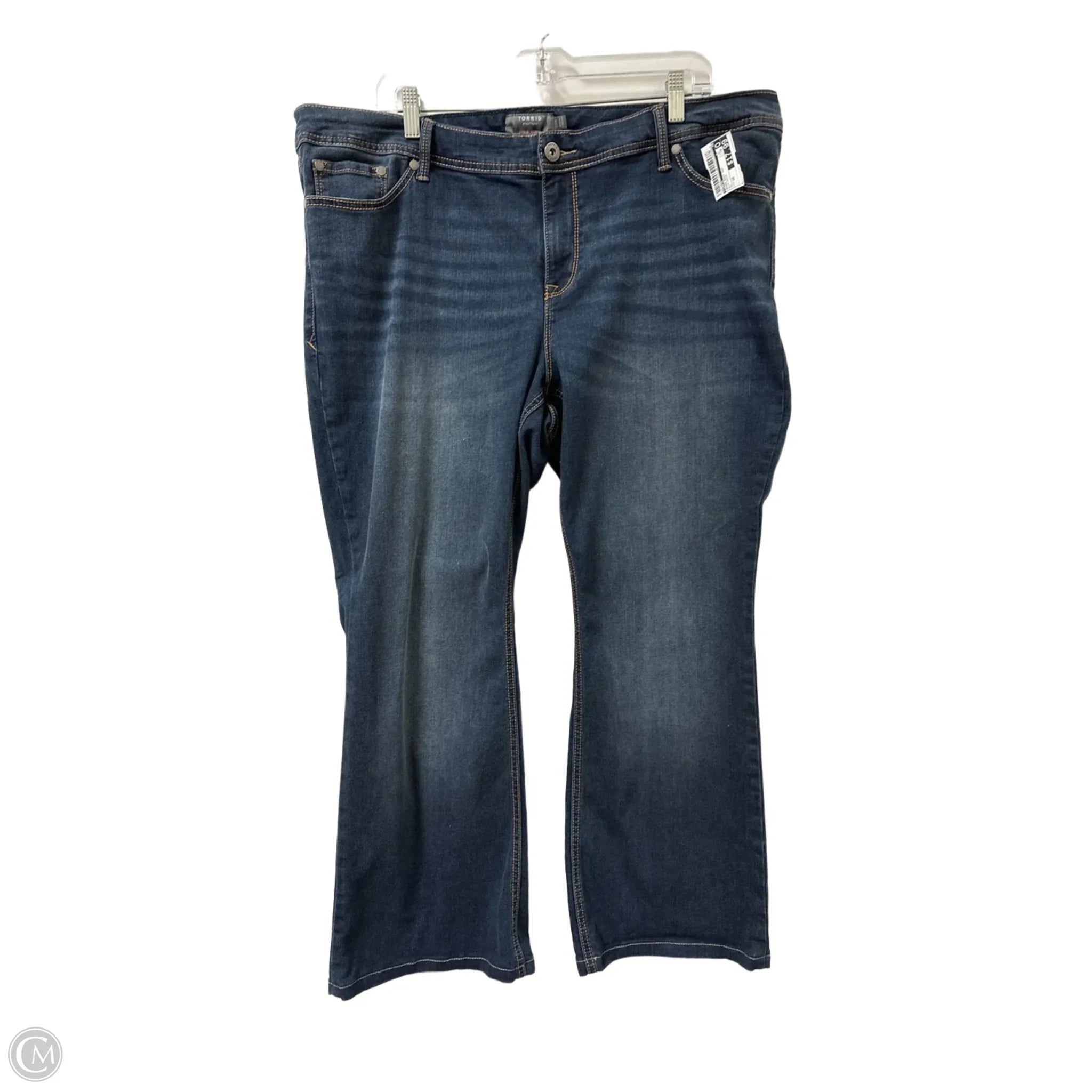Men's Tapered JeansJeans Boot Cut By Torrid In Blue Denim, Size: 20