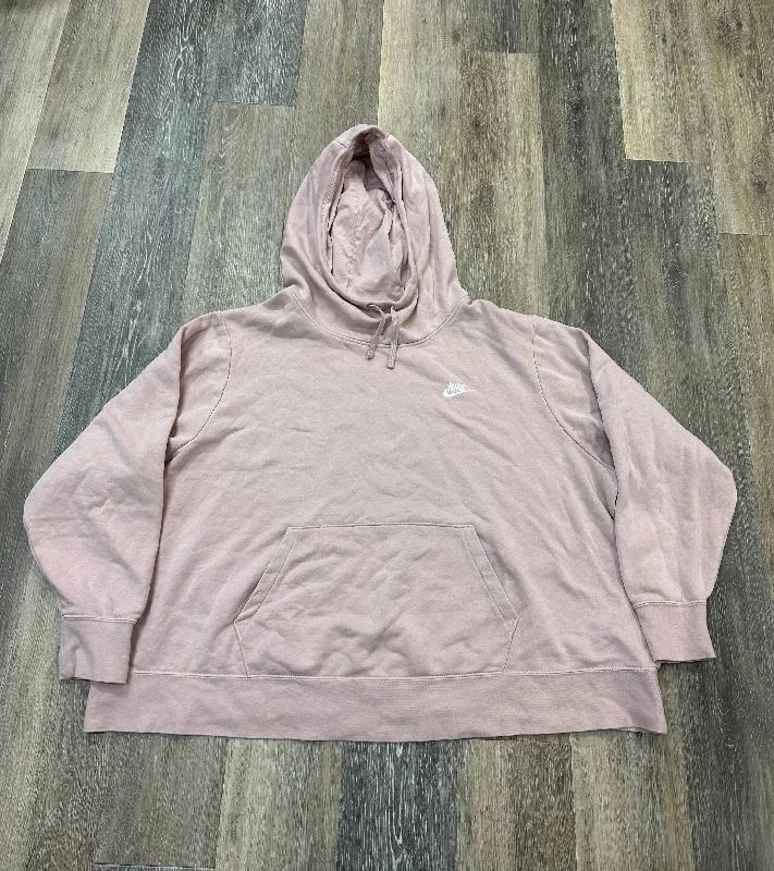 Fashionable Men's Streetwear HoodiesAthletic Sweatshirt Hoodie By Nike In Pink, Size: 3x Fashionable Men's Streetwear HoodiesAthletic Sweatshirt Hoodie By Nike In Pink, Size: 3x