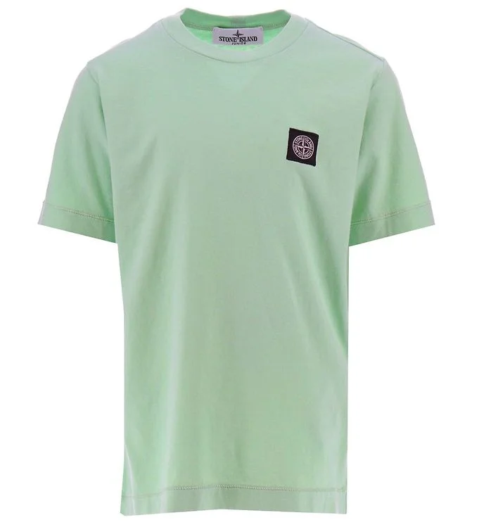 Men's Neutral-Tone Shirts for Versatile StylingLight Green Short Sleeve Logo Patch T Shirt Men's Neutral-Tone Shirts for Versatile StylingLight Green Short Sleeve Logo Patch T Shirt
