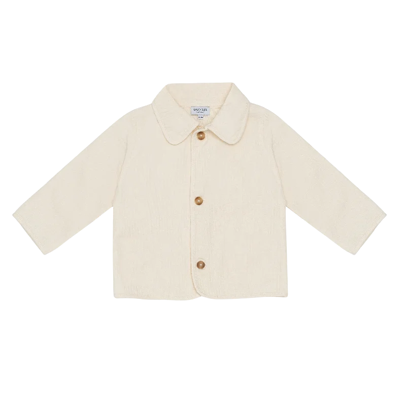 Men's Spread-Collar Shirts for a Bold StatementHenry Overshirt | Warm White