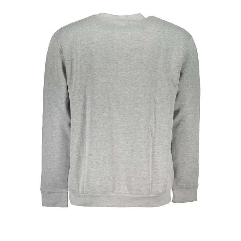 Men's Sweaters for Winter SportsCavalli Class Chic Gray Embroidered Men's Sweatshirt Men's Sweaters for Winter SportsCavalli Class Chic Gray Embroidered Men's Sweatshirt
