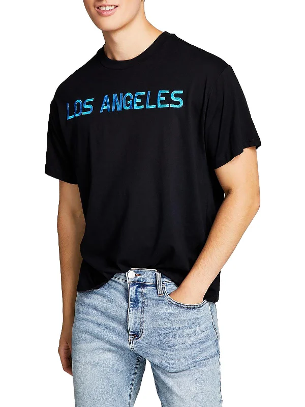 Men's Shirts with Snap ButtonsMens Oversized Crewneck T-Shirt