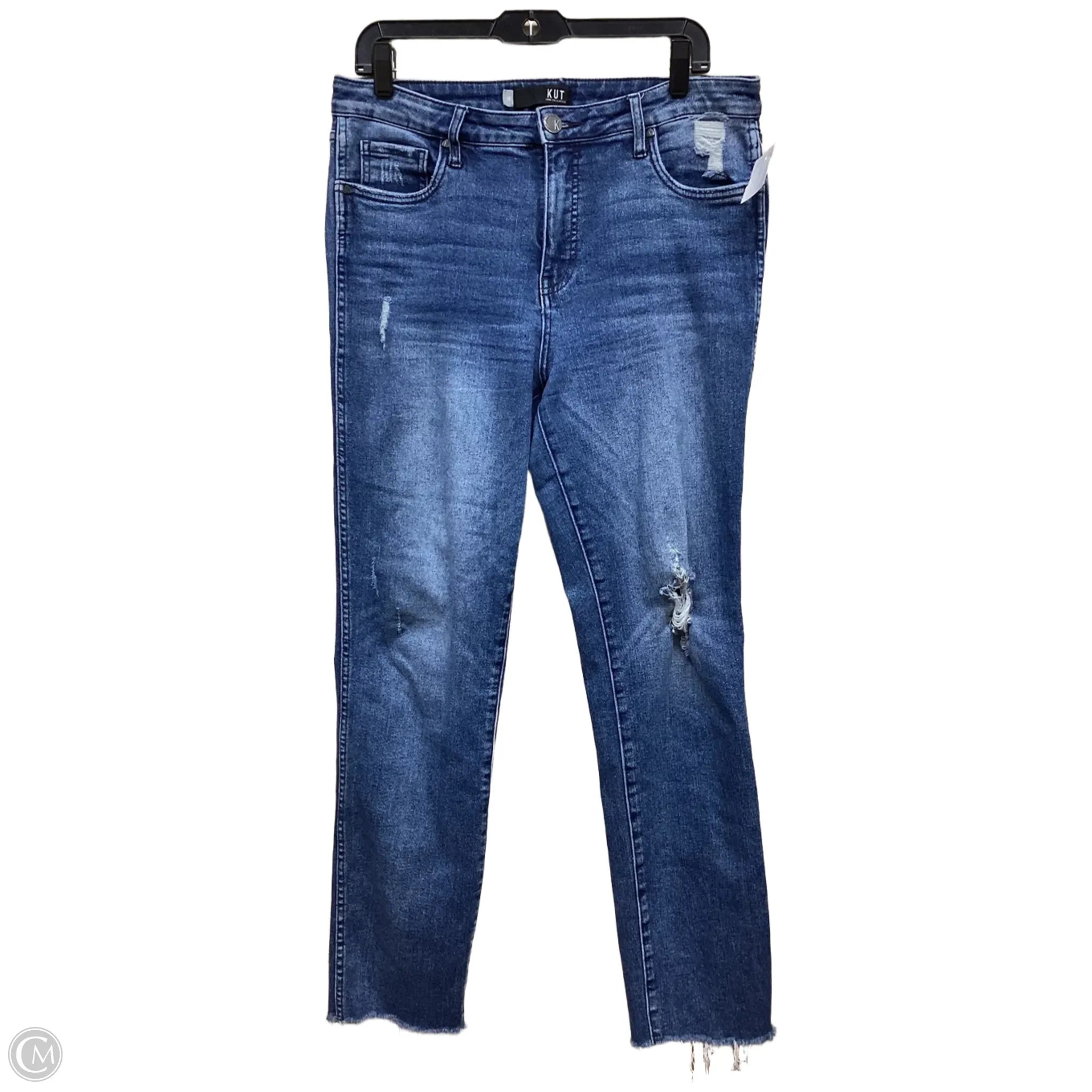 High-Waisted Men's JeansJeans Straight By Kut In Denim, Size: 10