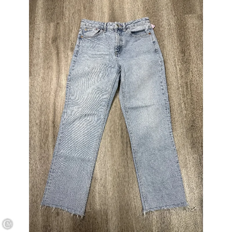 Dark Indigo Men's JeansJeans Straight By Topshop In Blue Denim, Size: 4