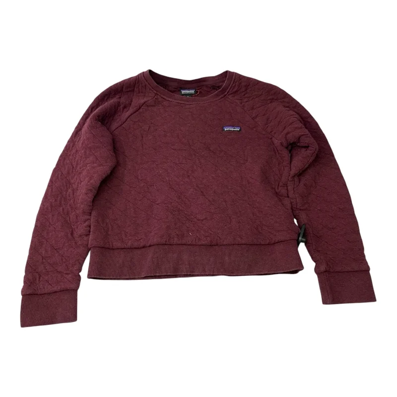 Men's Hoodies with Flannel LiningAthletic Sweatshirt Crewneck By Patagonia  Size: S