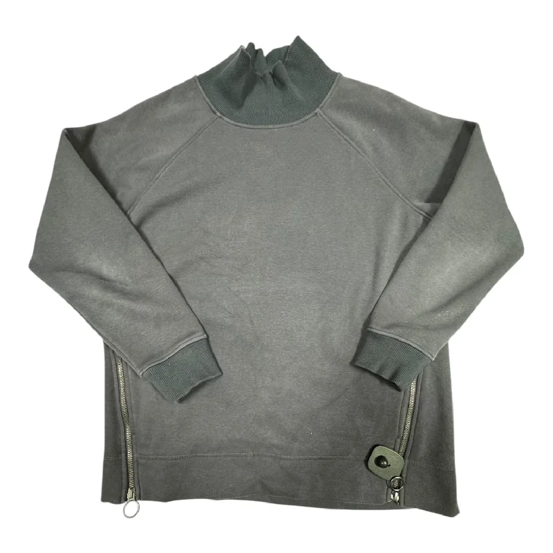 Weather-Ready Men's HoodiesAthletic Sweatshirt Collar By Athleta In Grey, Size:M