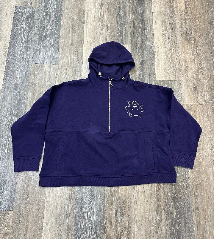 Elevated Men's Lounge HoodiesSweatshirt Hoodie By Disney Store In Blue, Size: 2x
