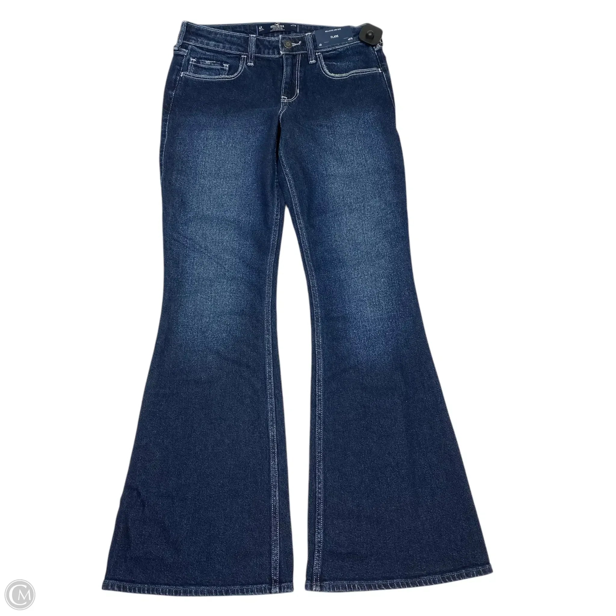 Men's Jeans in Different ColorsJeans Flared By Hollister In Blue Denim, Size: 4