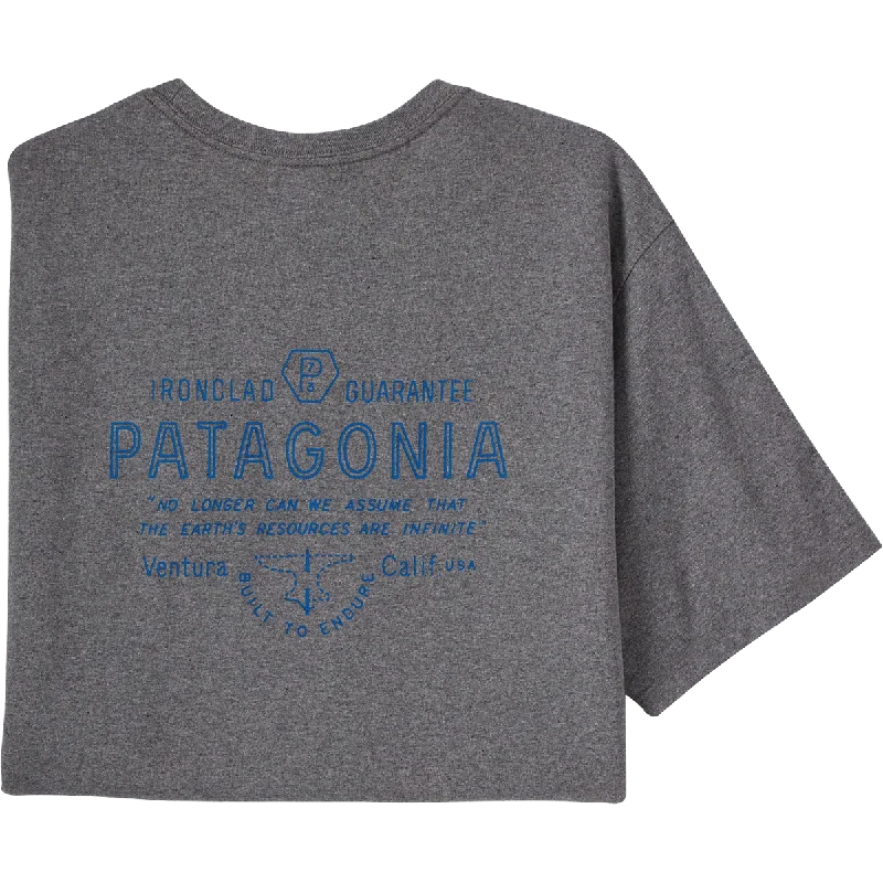 Men's Shirts with Patchwork SleevesMen's Forge Mark Responsibili-Tee
