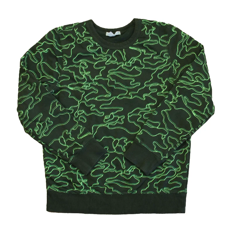 Men's Shirts with Roll-Up SleevesRockets Of Awesome Boys Green | Yellow Sweatshirt