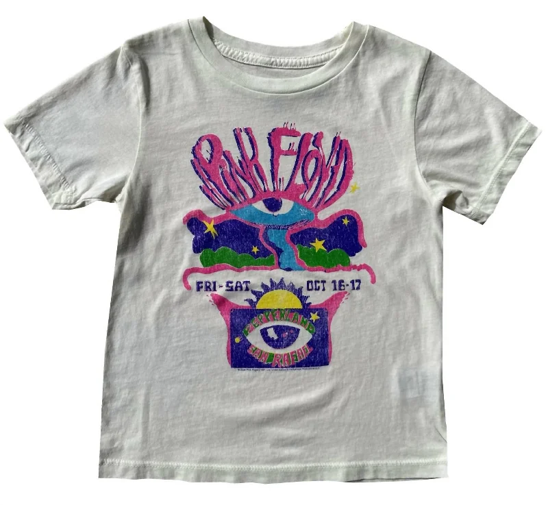 Men's Shirts for HuntingKid's Pink Floyd Short Sleeve Tee In Vintage White