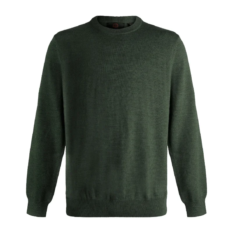 Men's Sweaters in Pastel ShadesExtra Fine 'Zegna Baruffa' Merino Wool Crew Neck Sweater in Dark Green by Viyella Men's Sweaters in Pastel ShadesExtra Fine 'Zegna Baruffa' Merino Wool Crew Neck Sweater in Dark Green by Viyella
