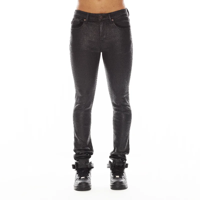 Men's Jeans with Stretch FabricPUNK SUPER SKINNY IN BLACK