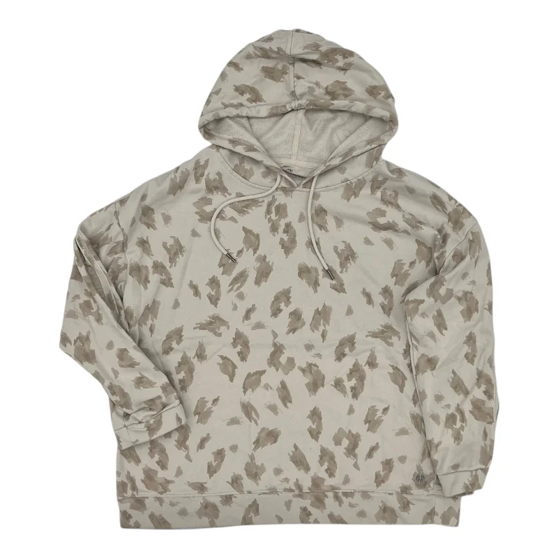High-Quality Men's French Terry HoodiesSweatshirt Hoodie By Andrew Marc In Tan, Size:1X High-Quality Men's French Terry HoodiesSweatshirt Hoodie By Andrew Marc In Tan, Size:1X