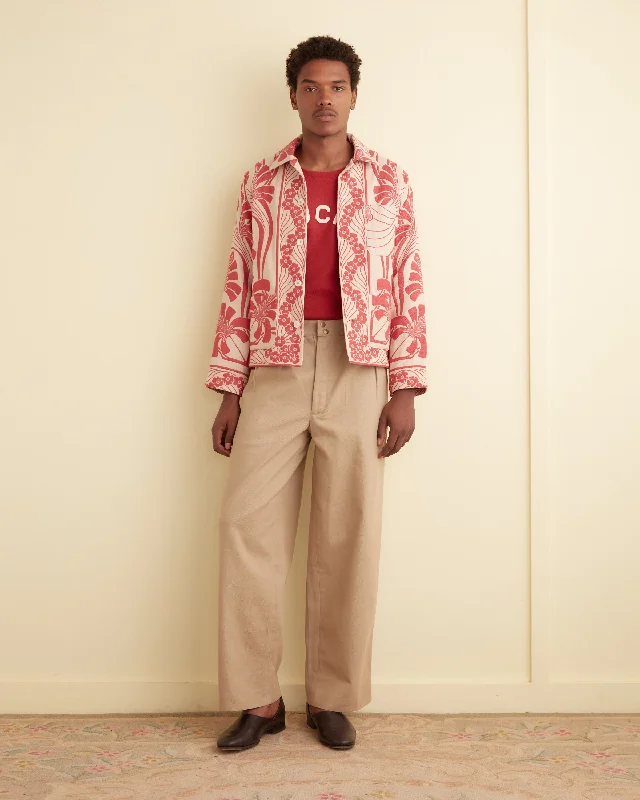Men's Checked Short-Sleeve Shirts for Summer FunNouveau Monstera Overshirt
