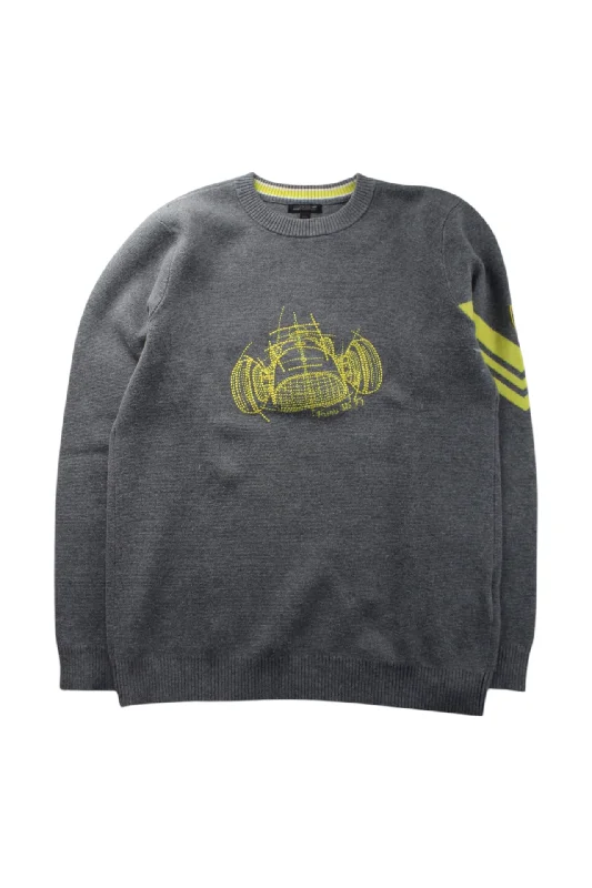 Men's Sweaters with Elastic WaistbandsFerrari Crewneck Sweatshirt With Ship Design 13-14Y Men's Sweaters with Elastic WaistbandsFerrari Crewneck Sweatshirt With Ship Design 13-14Y