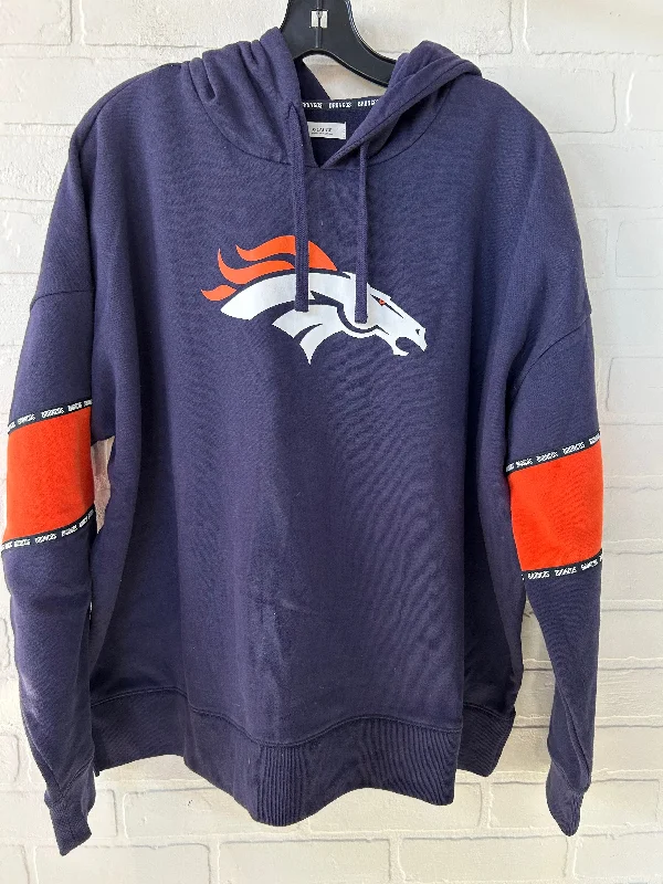 Men's Hoodies with Extra-Long SleevesSweatshirt Hoodie By Clothes Mentor In Blue & Orange, Size: Xl Men's Hoodies with Extra-Long SleevesSweatshirt Hoodie By Clothes Mentor In Blue & Orange, Size: Xl