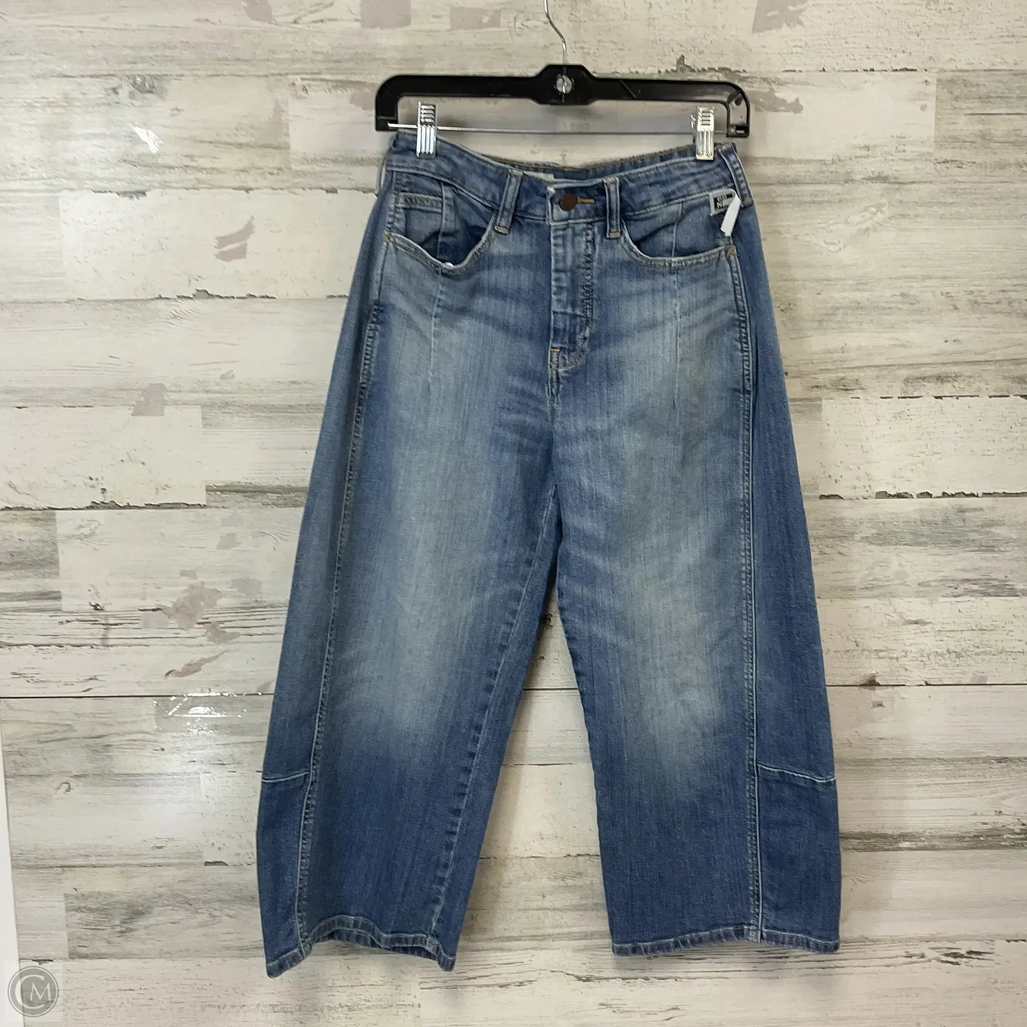 Workwear Men's JeansJeans Wide Leg By Pilcro In Blue Denim, Size: 0 petite