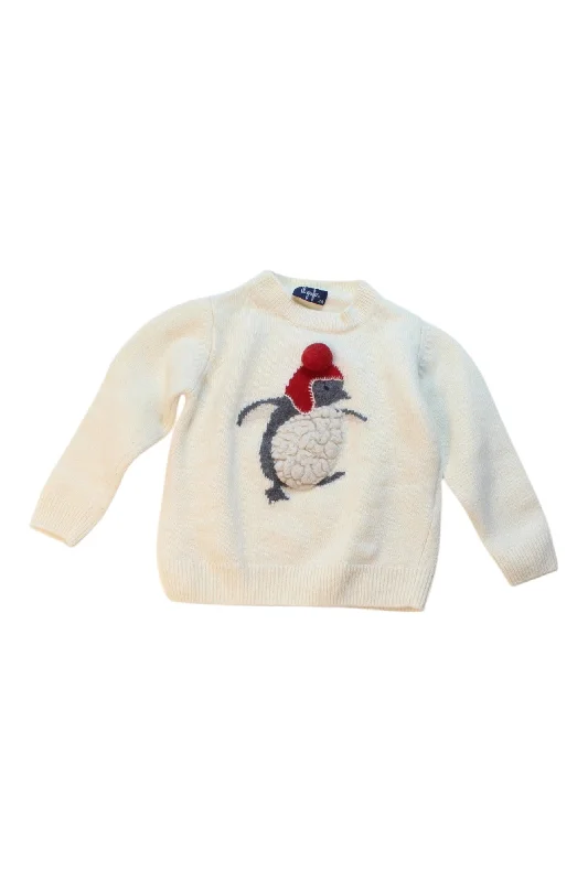 Men's Sweaters with Patch PocketsIl Gufo Penguin Knit Sweater 3T