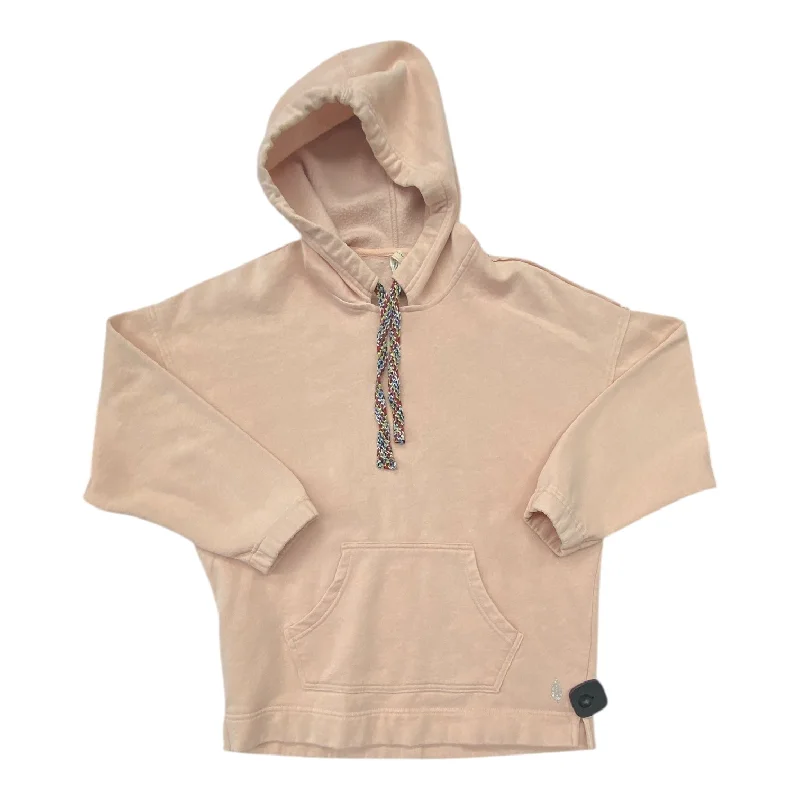 Durable Men's Canvas HoodiesSweatshirt Hoodie By Free People In Pink, Size:S