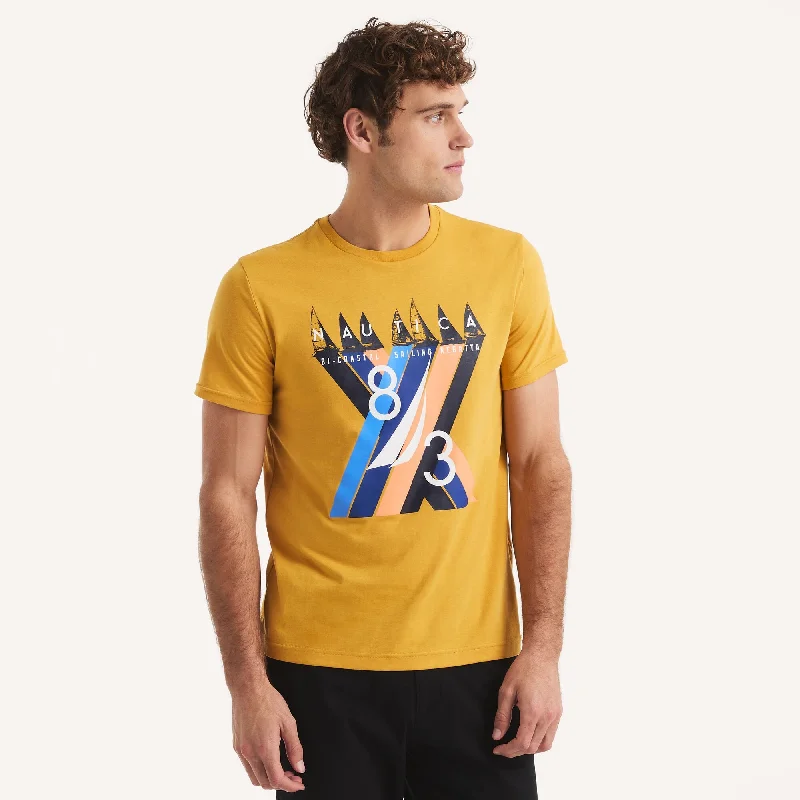 Men's Shirts with Chest PocketsNautica Mens Foil Nautica '83 Graphic T-Shirt