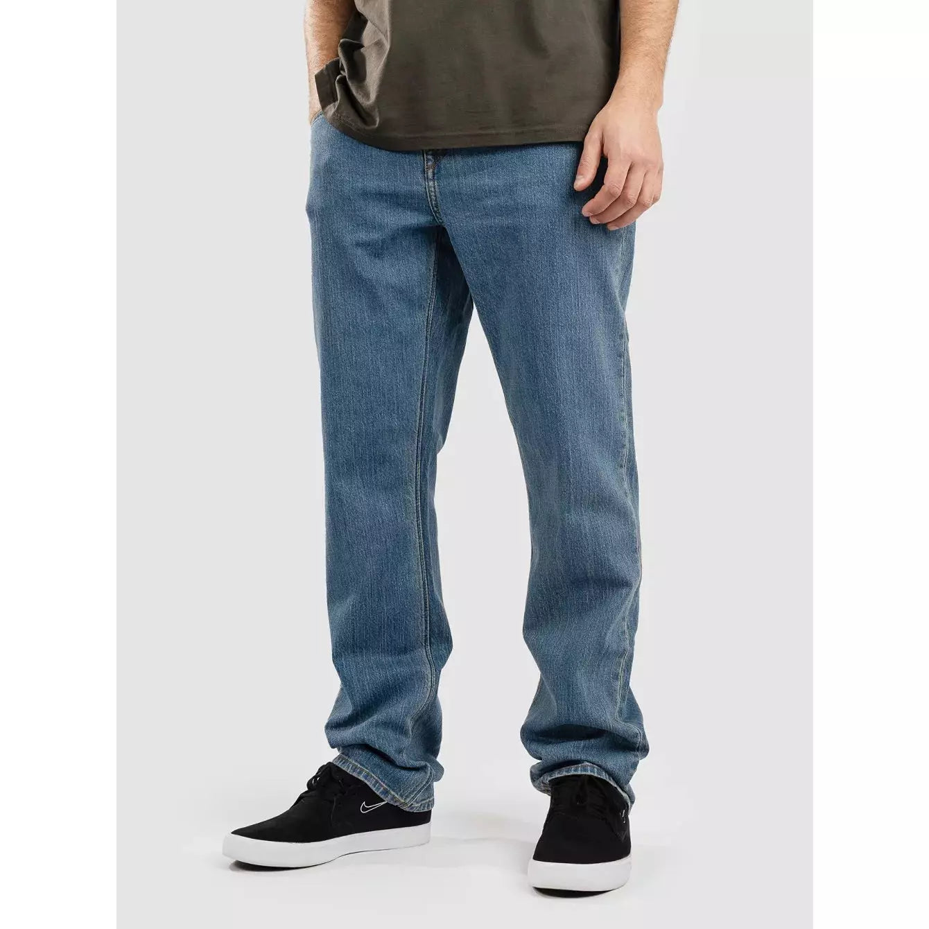 High-Quality Ripped Men's JeansVolcom Solver Denim Jeans