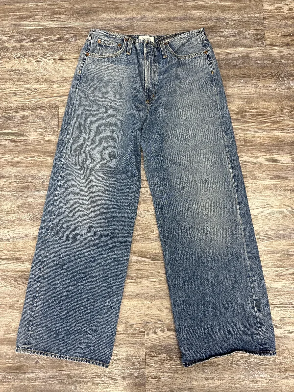 Men's Jeans with Elastic WaistbandsJeans Designer By Agolde In Blue Denim, Size: 4