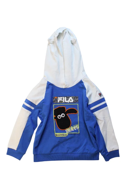 Men's Sweaters with Zippered PocketsFila Hooded Sweatshirt With Animal Graphic Size 10Y Men's Sweaters with Zippered PocketsFila Hooded Sweatshirt With Animal Graphic Size 10Y