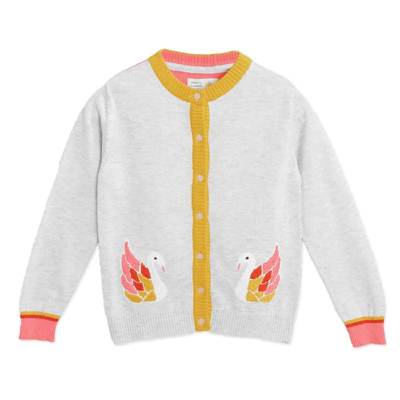 Men's Sweaters with Thumbholes in SleevesSwan Cardigan