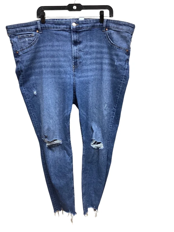 Men's Jeans for a Casual LookJeans Skinny By H&m In Blue Denim, Size: 3x
